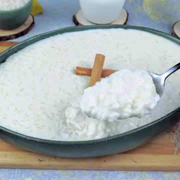 Arroz-doce com coco