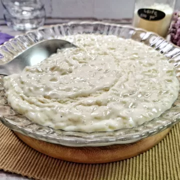 Arroz-doce cremoso com leite Ninho