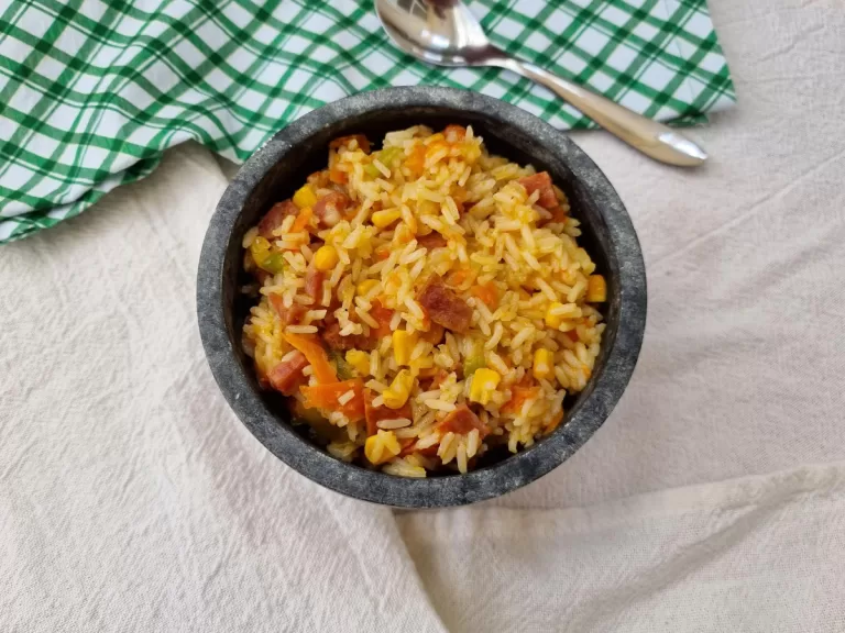 Receita de Arroz temperado