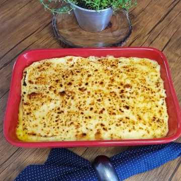 Bacalhau gratinado fácil