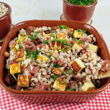 Baião de dois rápido