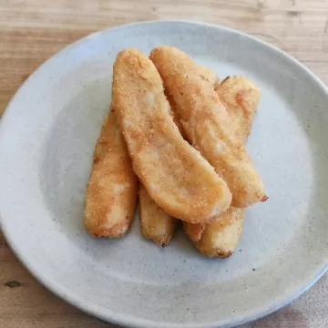 Banana à milanesa simples