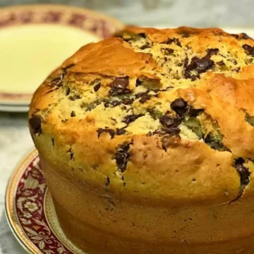 Banana bread com chocolate