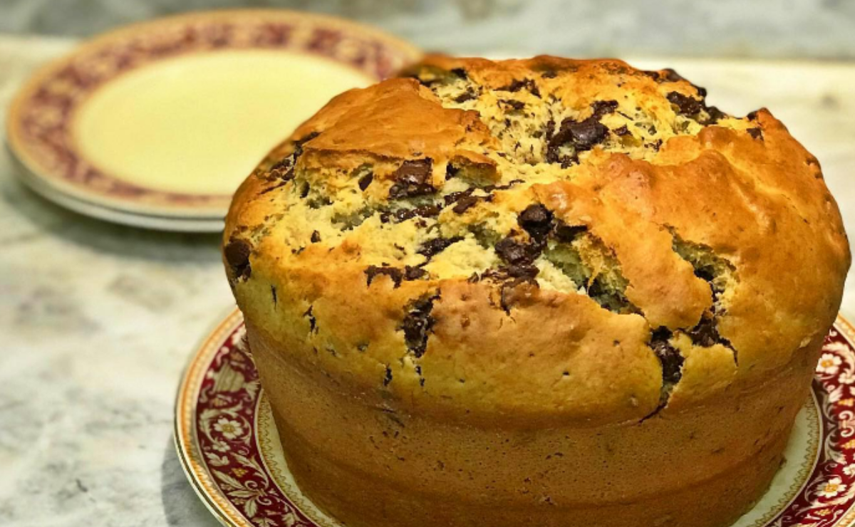 Banana bread com chocolate