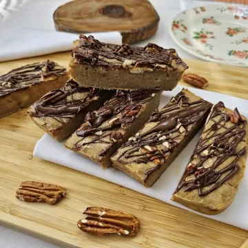 Barrinha de banana com aveia e canela