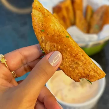 Batata frita com casquinha crocante