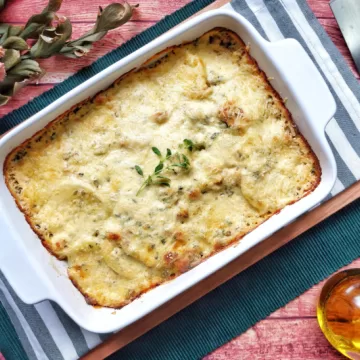 Batata gratinada