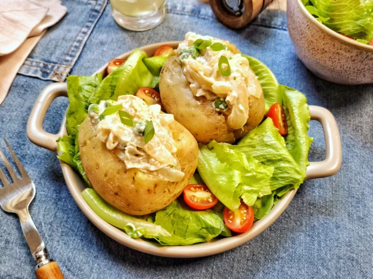 Receita de Batata recheada vegetariana