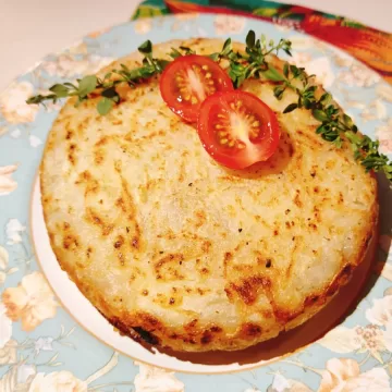 Batata rosti com frango