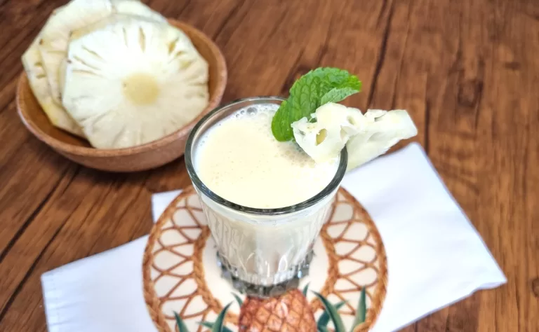Receita de Batida de abacaxi