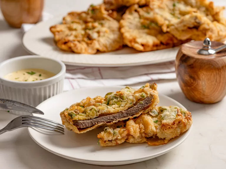 Receita de Bife à milanesa com farinha de trigo e ovo