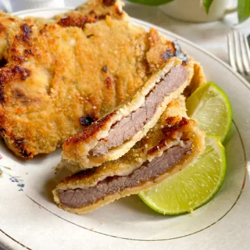 Bife à milanesa de forno