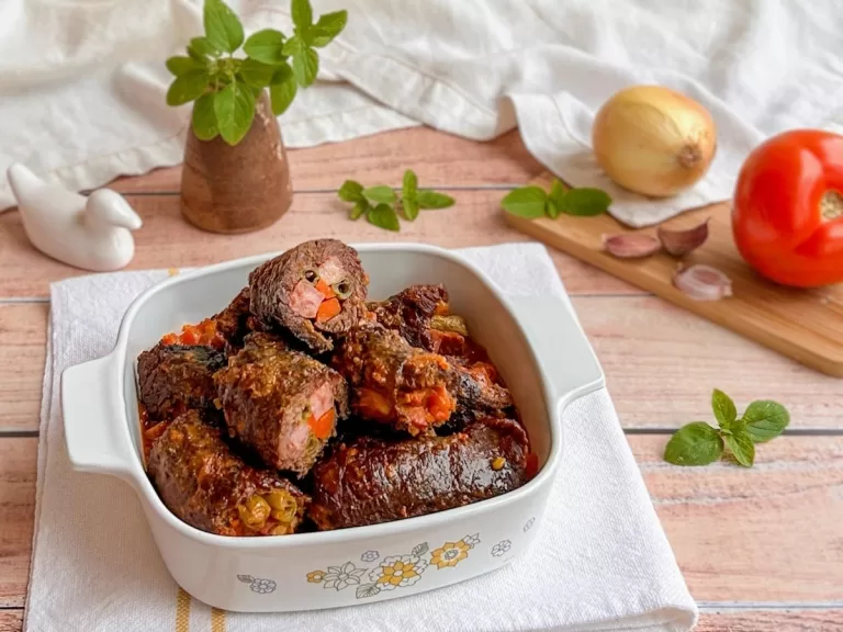 Receita de Bife a rolê na pressão