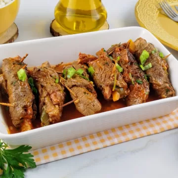 Bife a rolê simples