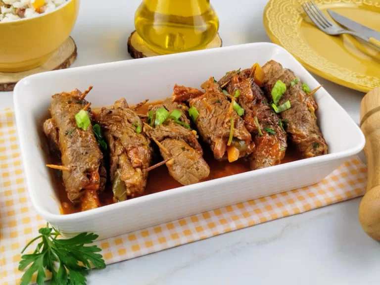Receita de Bife a rolê simples