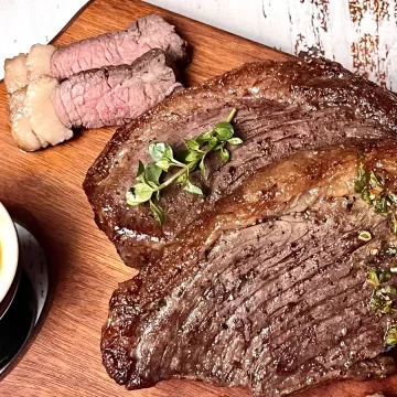 Bife de picanha na airfryer