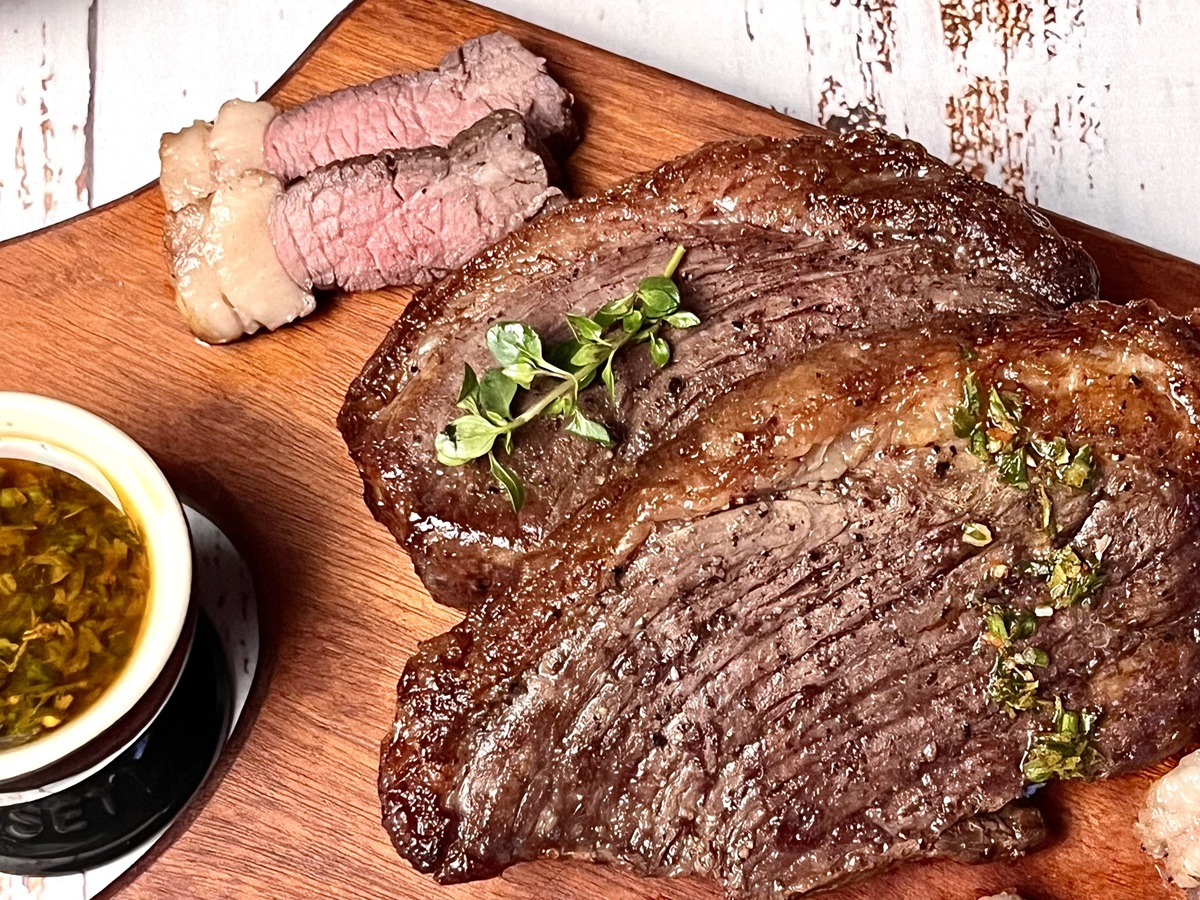 Bife de picanha na airfryer