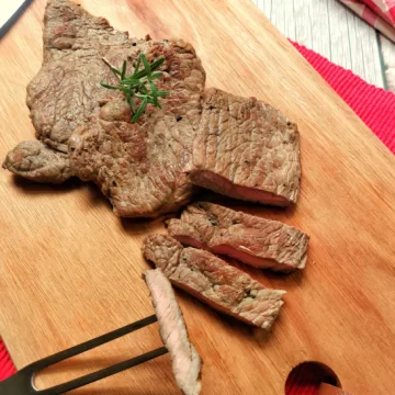Bife na airfryer