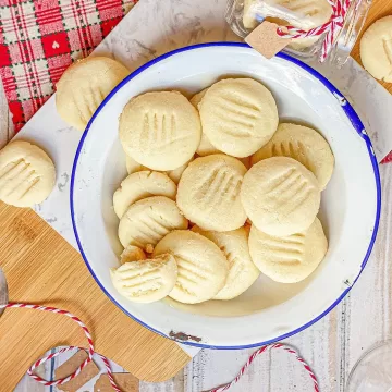Biscoito amanteigado vegano