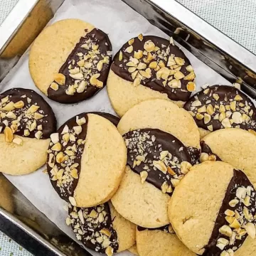 Biscoito de amendoim com chocolate