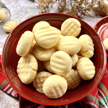 Biscoito de maizena com leite em pó