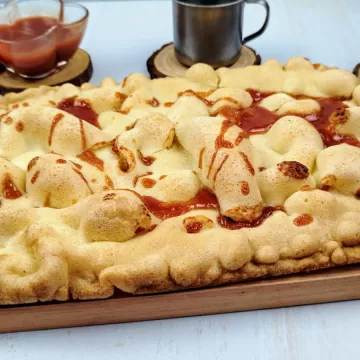 Biscoito montanha-russa com goiabada