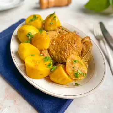 Bisteca com batatas