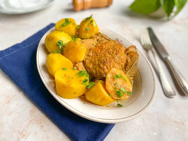 Receita de Bisteca com batatas