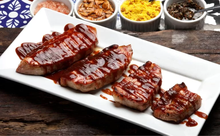 Receita de Bisteca de porco com barbecue