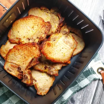 Bisteca de porco na airfryer