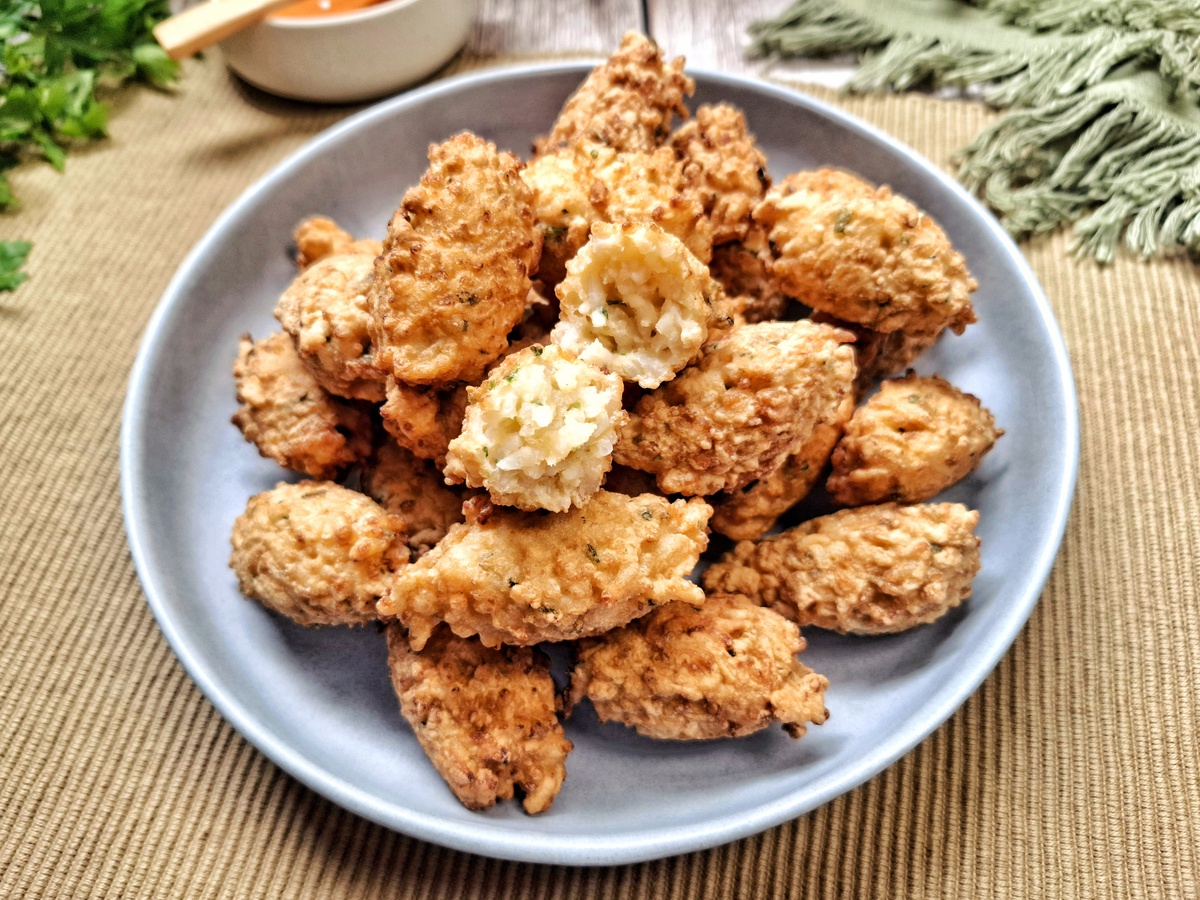 Bolinho de arroz rápido