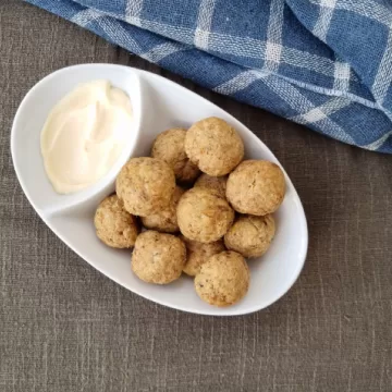 Bolinho de atum assado fácil