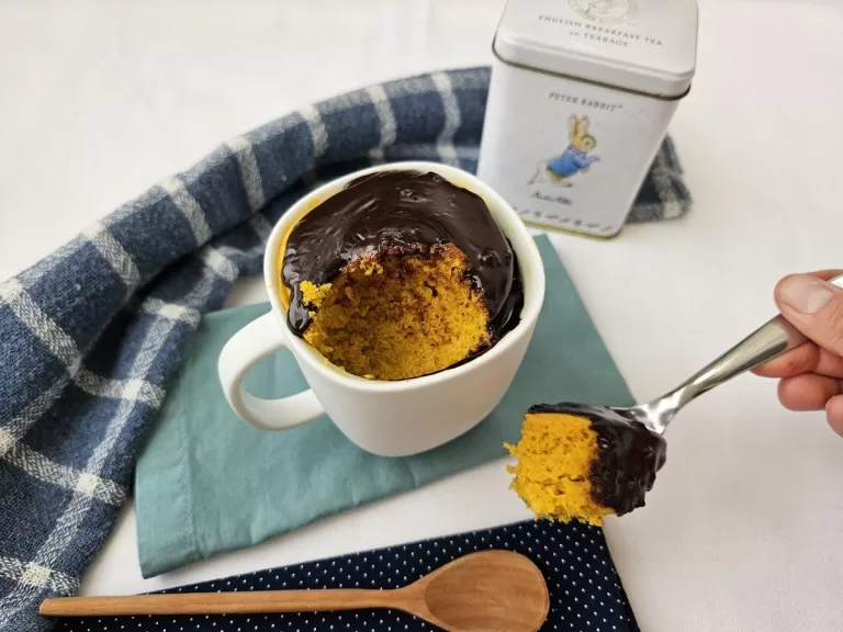 Receita de Bolinho de cenoura fit no micro-ondas