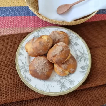 Bolinho de chuva na airfryer