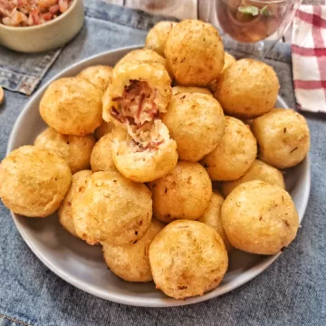Bolinho de mandioca na air fryer