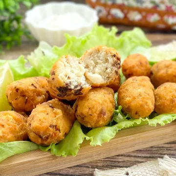 Bolinho de peixe fácil