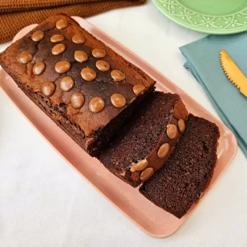 Bolo brownie low carb