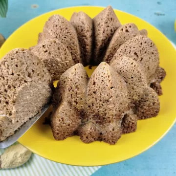 Bolo com farinha de maracujá