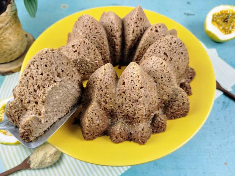 Receita de Bolo com farinha de maracujá