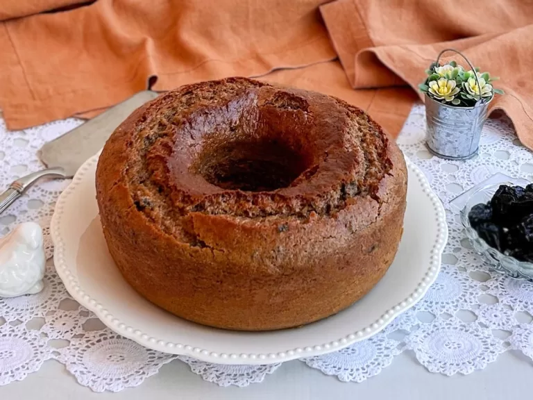 Receita de Bolo de ameixa de liquidificador