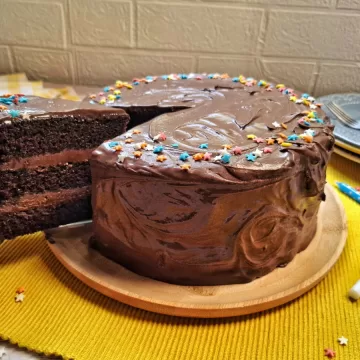 Bolo de aniversário simples