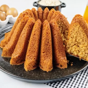 Bolo de aveia simples