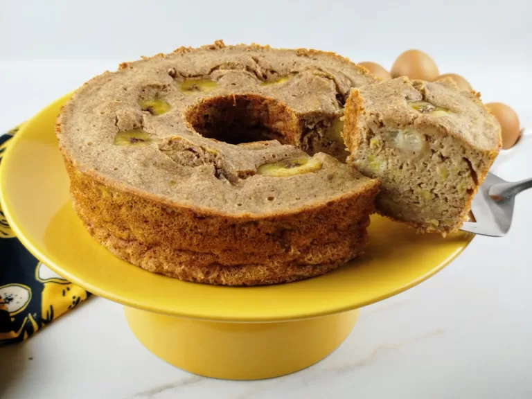 Receita de Bolo de banana fit na Air Fryer