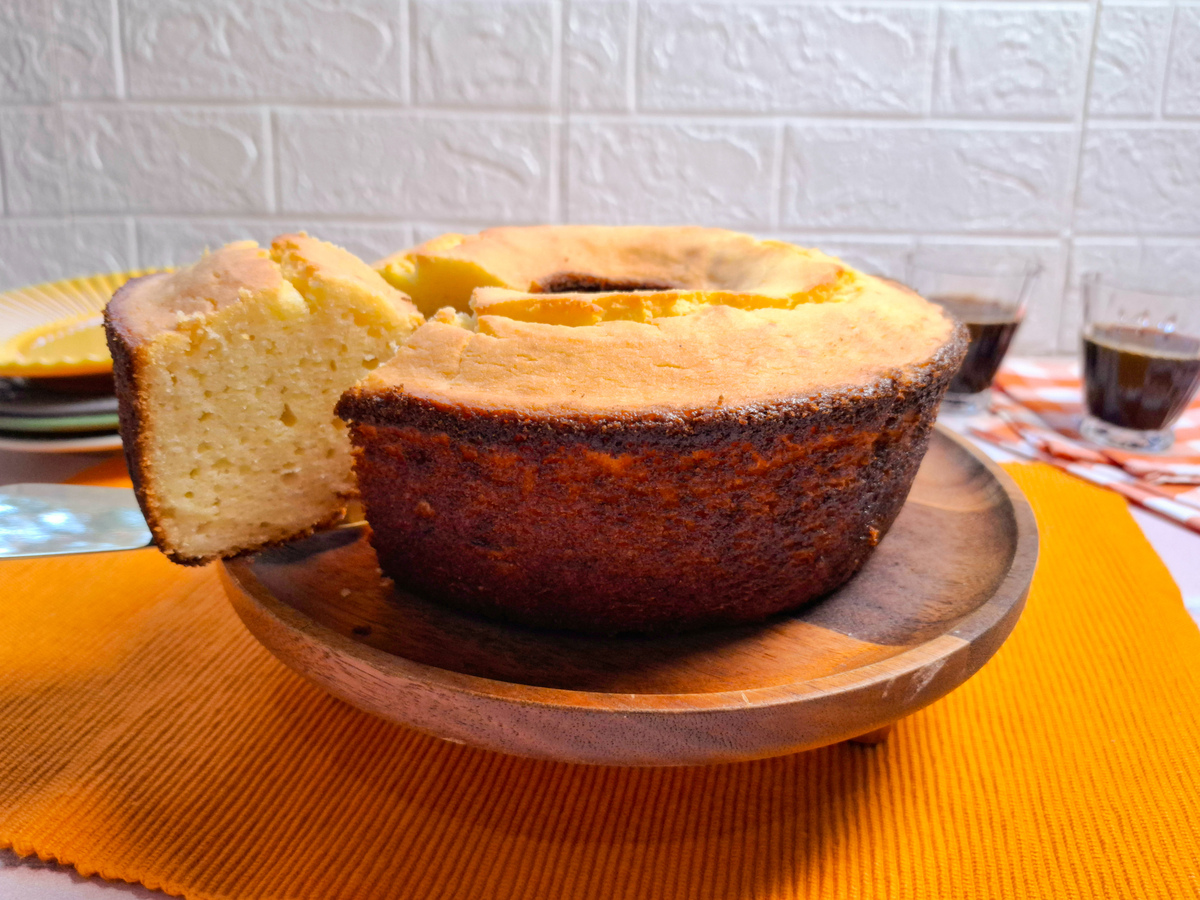Bolo de batata-doce sem farinha de trigo