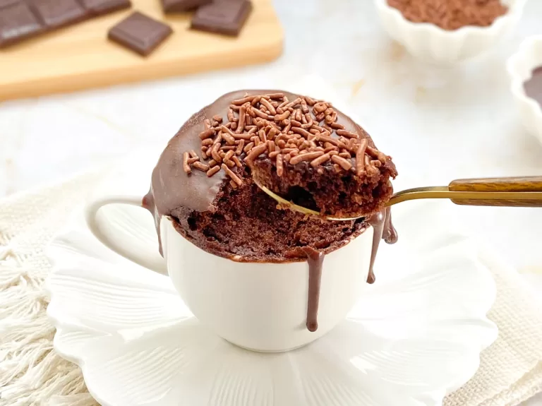 Receita de Bolo de caneca de chocolate