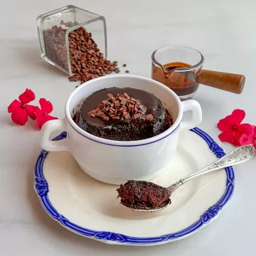 Bolo de caneca sem leite