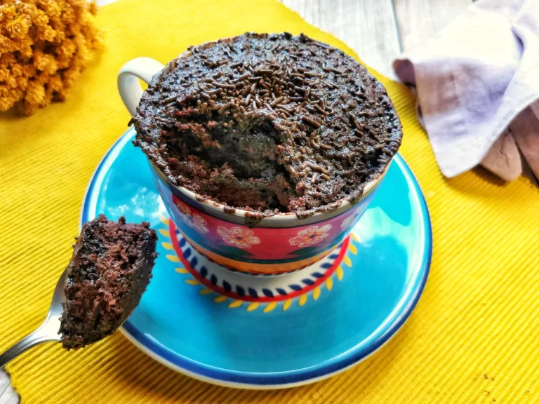 Receita de Bolo de caneca sem ovo
