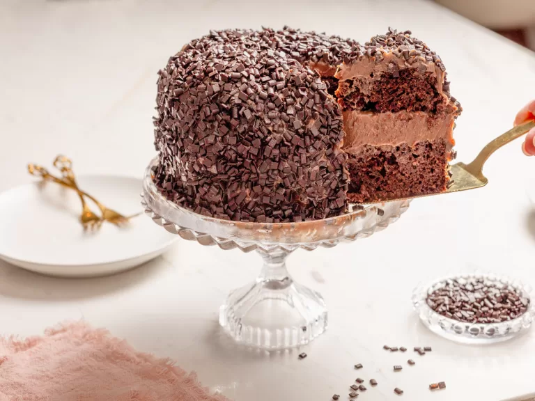 Receita de Bolo de chocolate recheado