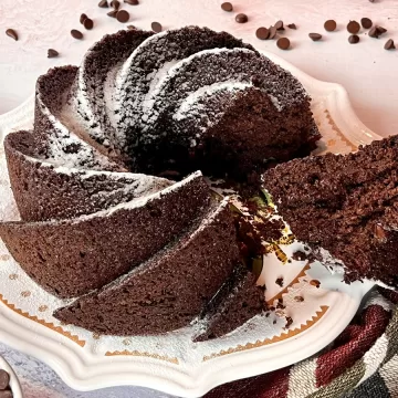 Bolo de chocolate zero açúcar