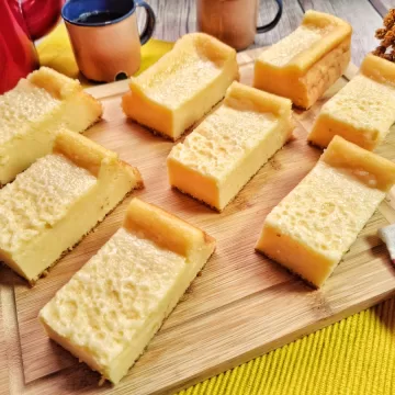 Bolo de flocão cremoso